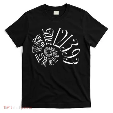 Fibonacci Sequence Spiral T-Shirt