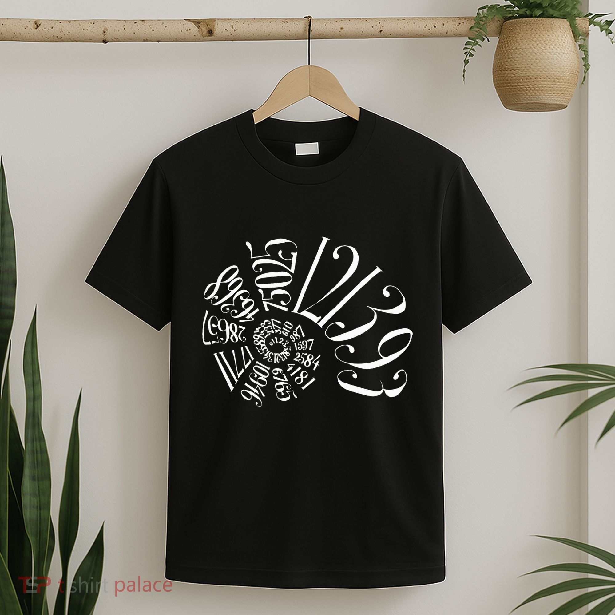 Fibonacci Sequence Spiral T-Shirt