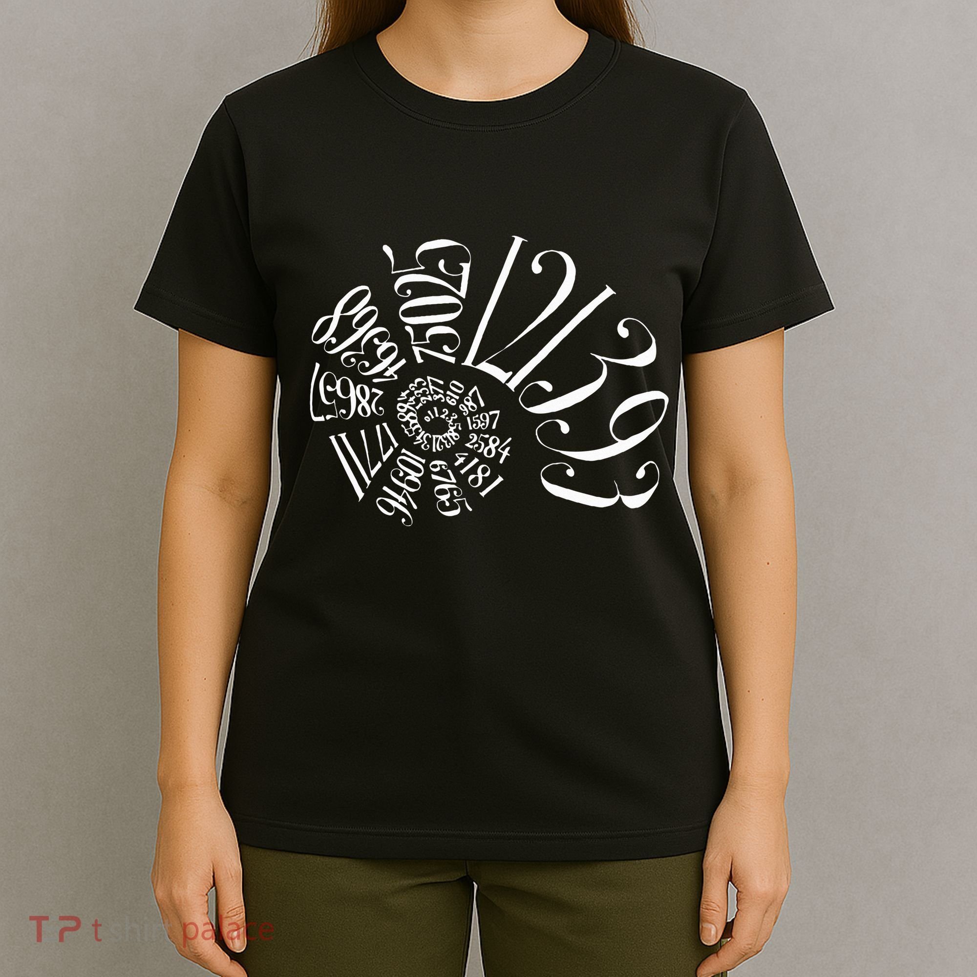 Fibonacci Sequence Spiral T-Shirt