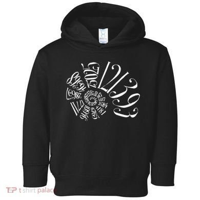 Fibonacci Sequence Spiral Toddler Hoodie
