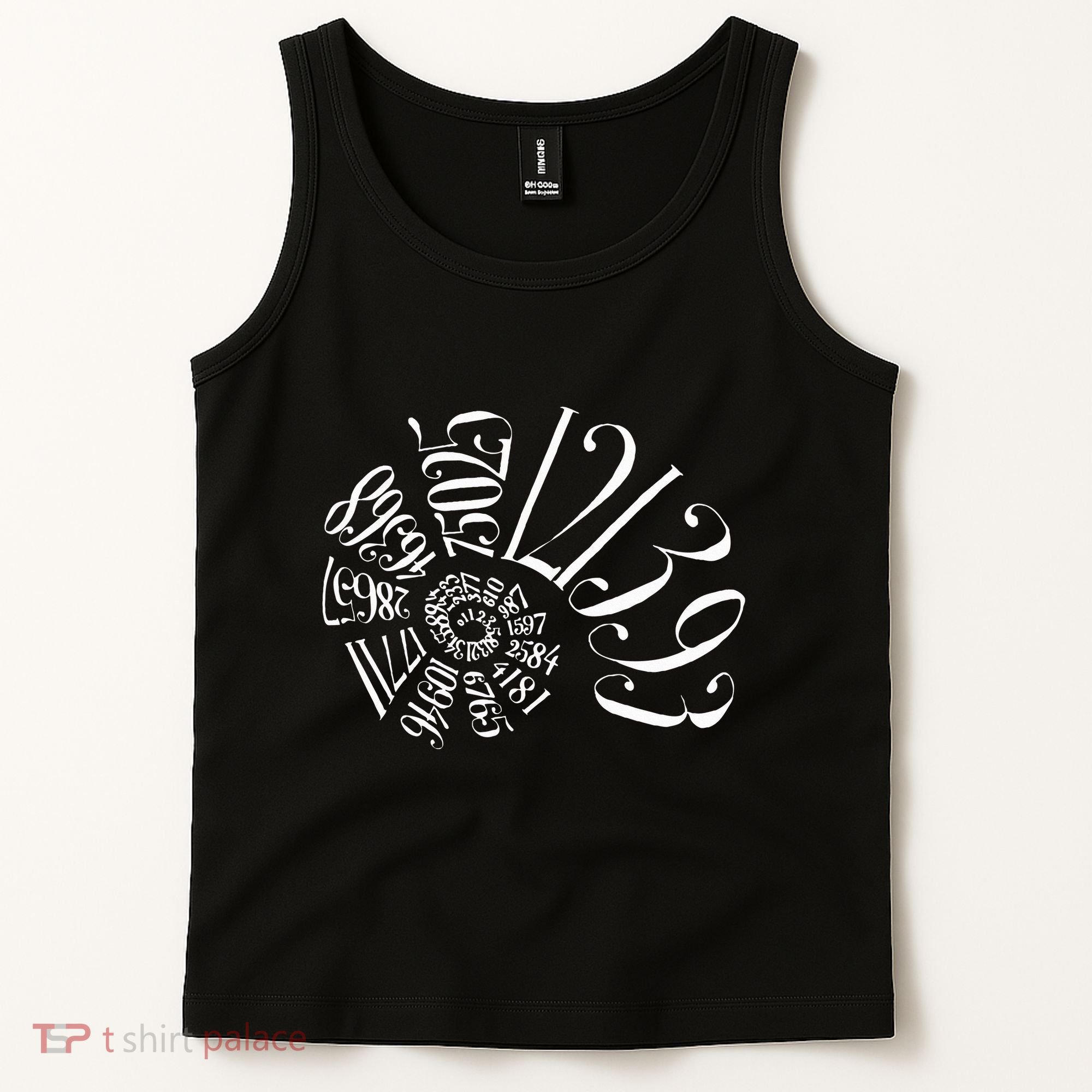 Fibonacci Sequence Spiral Tank Top
