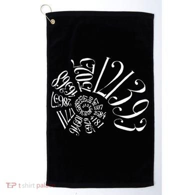 Fibonacci Sequence Spiral Golf Towel