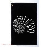 Fibonacci Sequence Spiral Golf Towel thumb 0