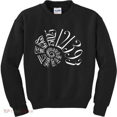 Fibonacci Sequence Spiral Kids Sweatshirt
