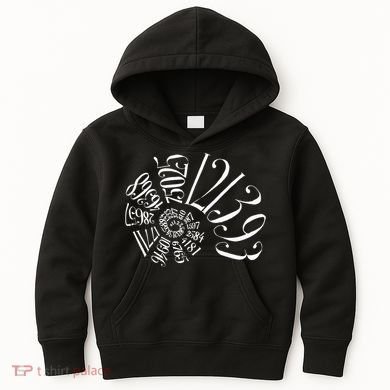 Fibonacci Sequence Spiral Kids Hoodie