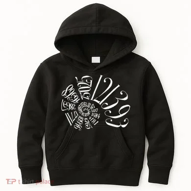 Fibonacci Sequence Spiral Kids Hoodie
