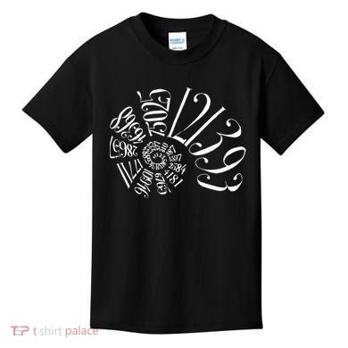 Fibonacci Sequence Spiral Kids T-Shirt