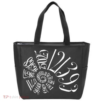 Fibonacci Sequence Spiral Tote Bag