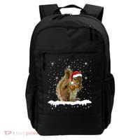 Funny Santa Squirrel Christmas Lights Animals Lover Gift Backpack thumb 0