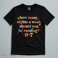 Funny Six Seven 6 7 Meme Teacher Reading Books 6-7 T-Shirt thumb 5