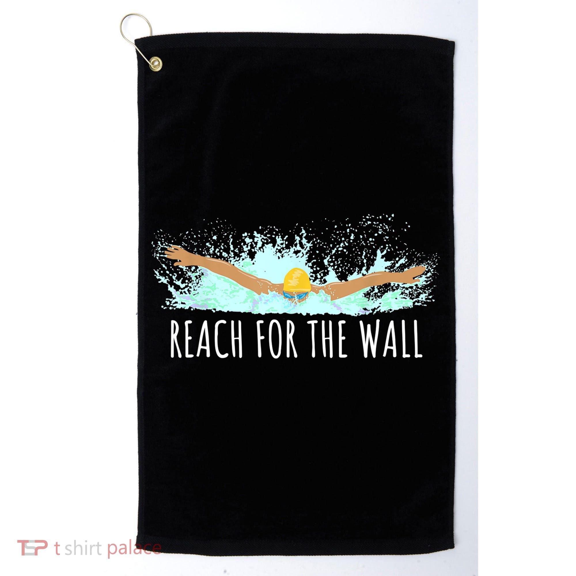 Funny Swimming Swim Team Gift Swimmer Quote Saying TShirt Golf Towel