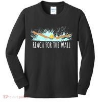 Funny Swimming Swim Team Gift Swimmer Quote Saying TShirt Kids Long Sleeve Shirt thumb 0