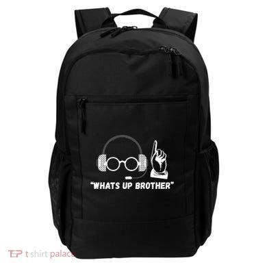 Funny Sketch Streamer Whats Up Brother Backpack