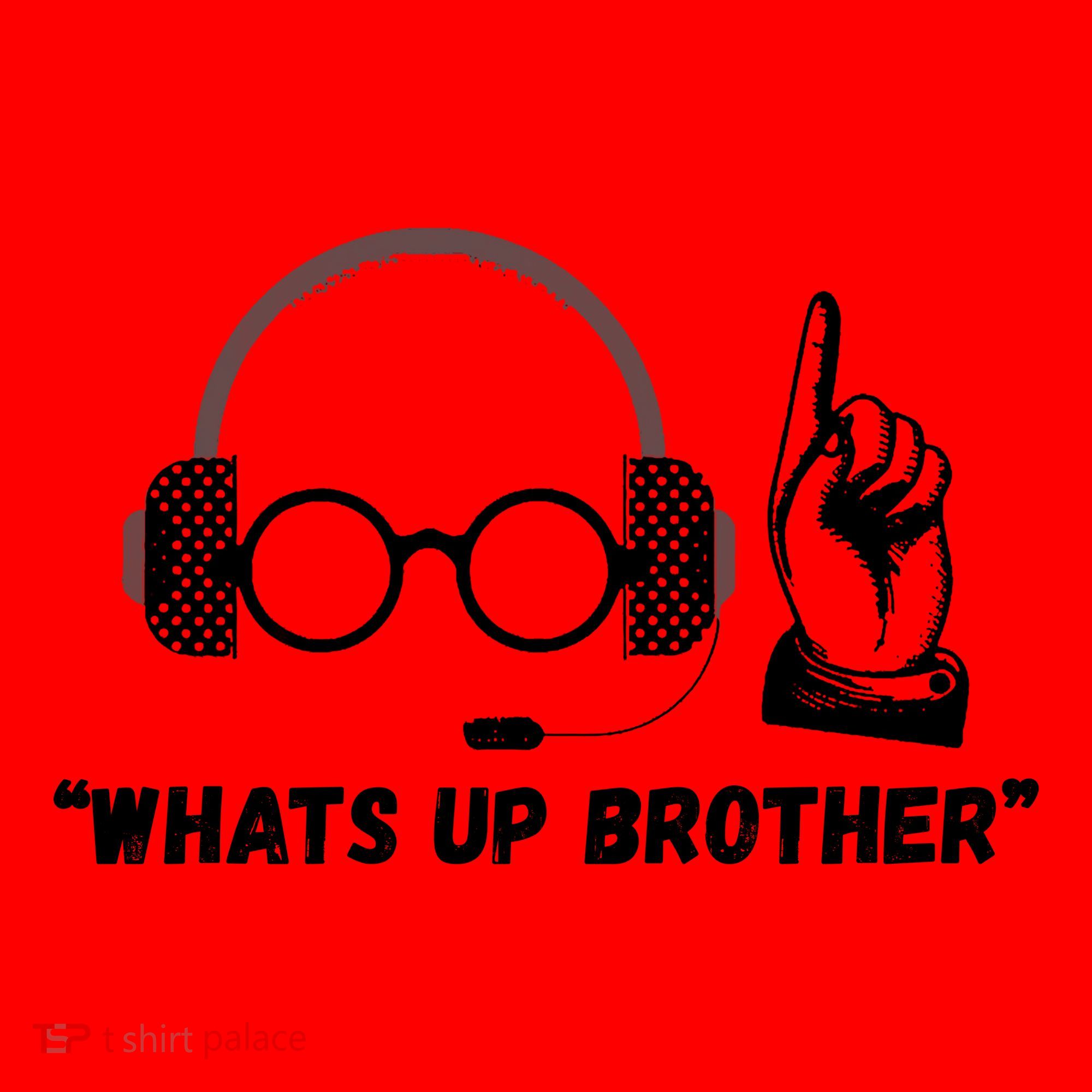 Funny Sketch Streamer Whats Up Brother Santa Hat