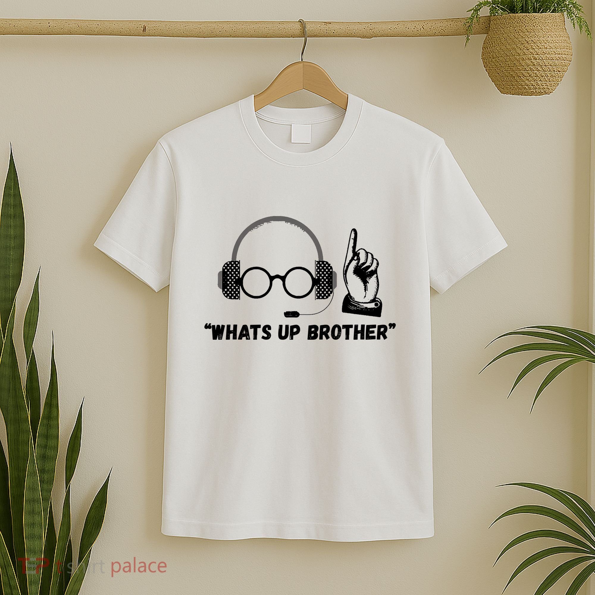 Funny Sketch Streamer Whats Up Brother T-Shirt