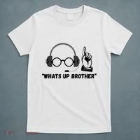 Funny Sketch Streamer Whats Up Brother T-Shirt thumb 5