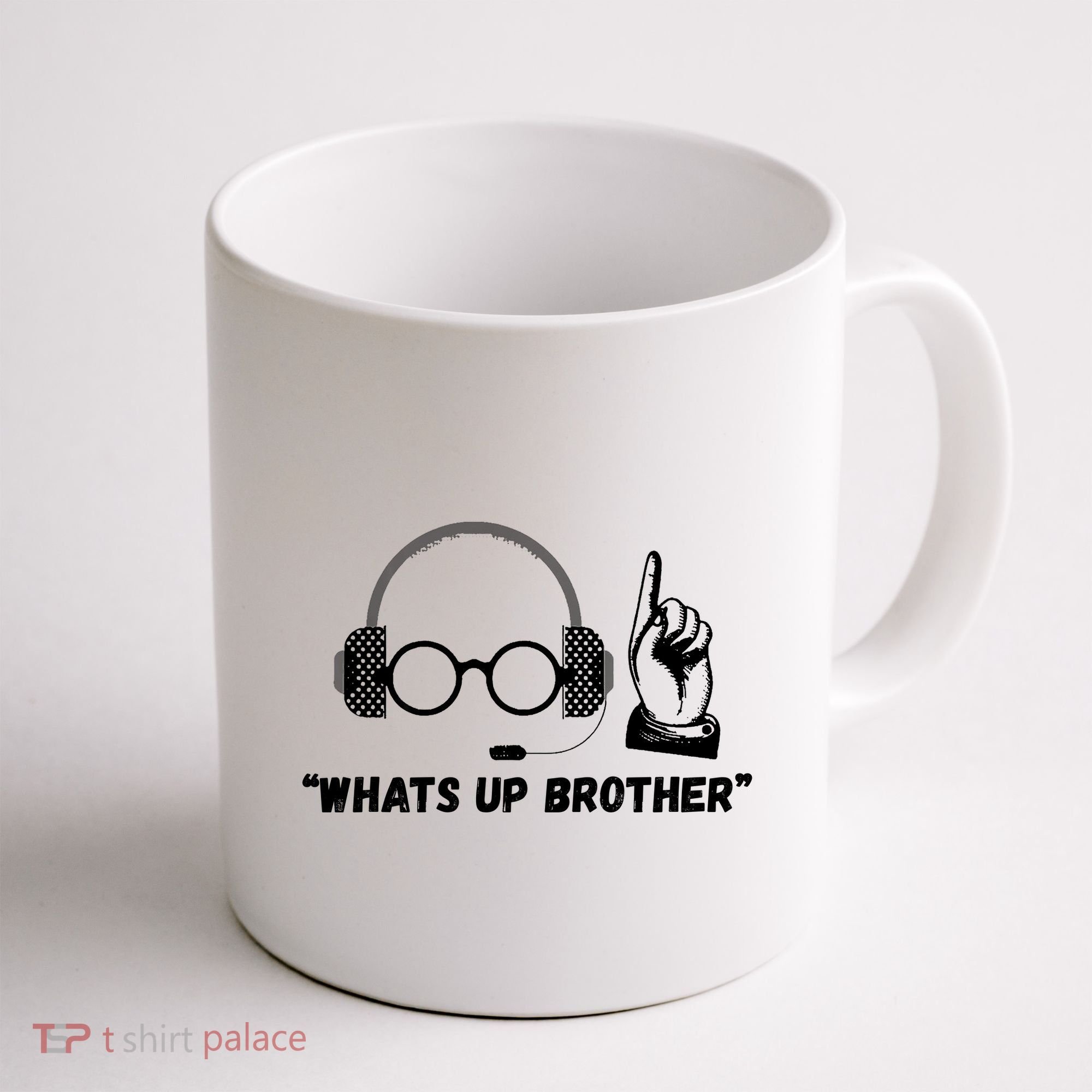 Funny Sketch Streamer Whats Up Brother Coffee Mug