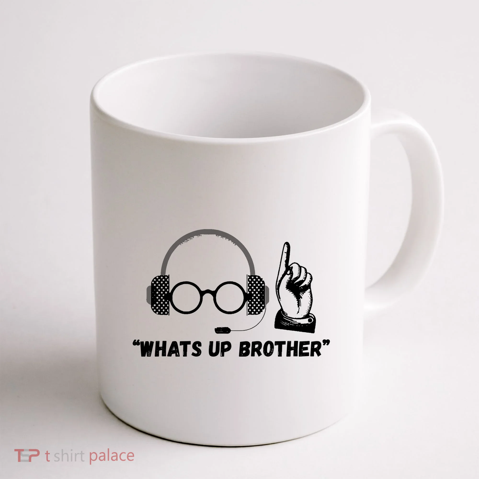 Funny Sketch Streamer Whats Up Brother Coffee Mug