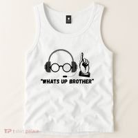 Funny Sketch Streamer Whats Up Brother Tank Top thumb 2