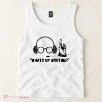 Funny Sketch Streamer Whats Up Brother Tank Top thumb 2