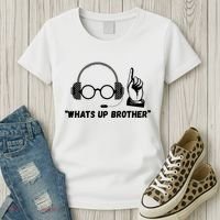Funny Sketch Streamer Whats Up Brother Women's T-Shirt thumb 3