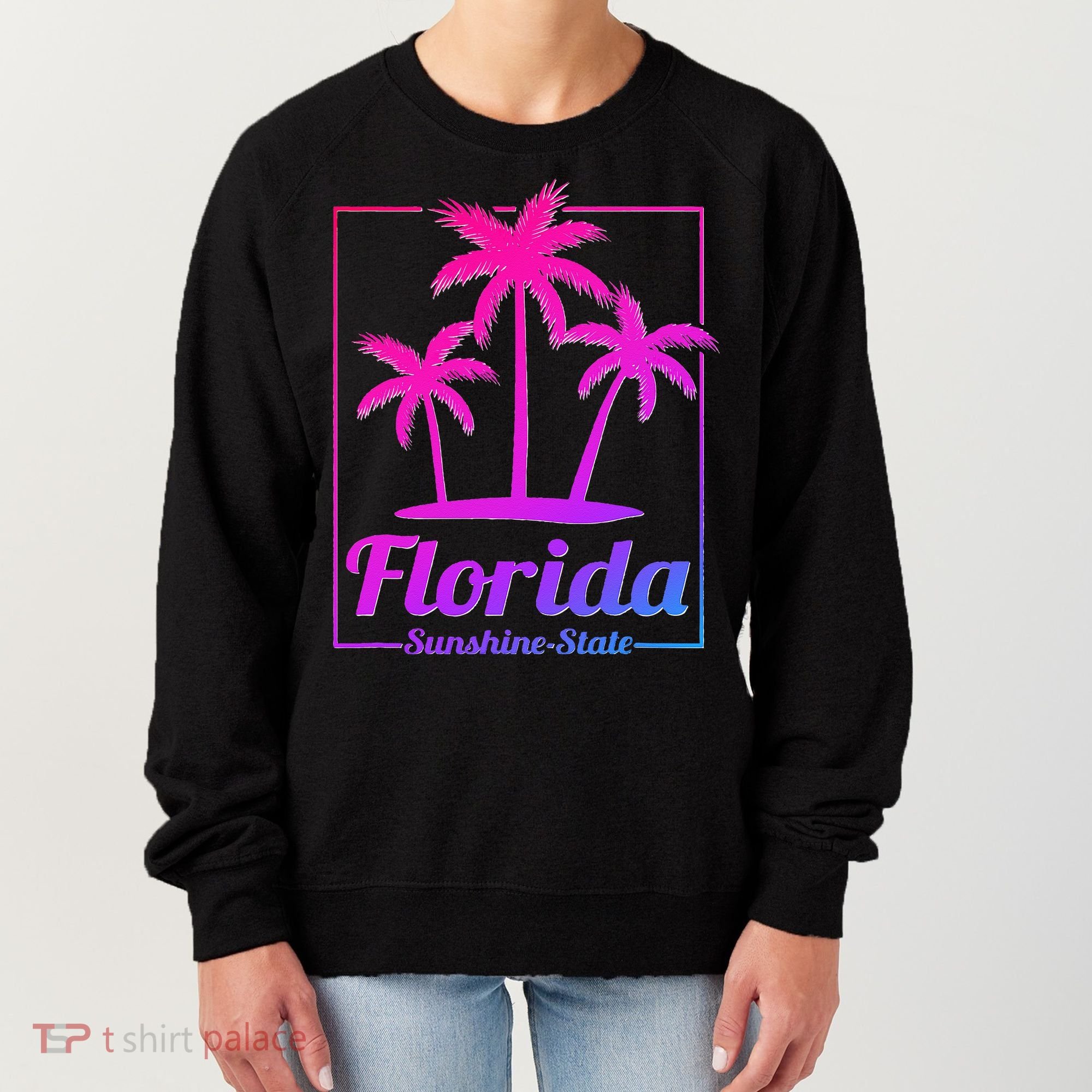 Florida Sunshine State Retro Look Women's Sweatshirt