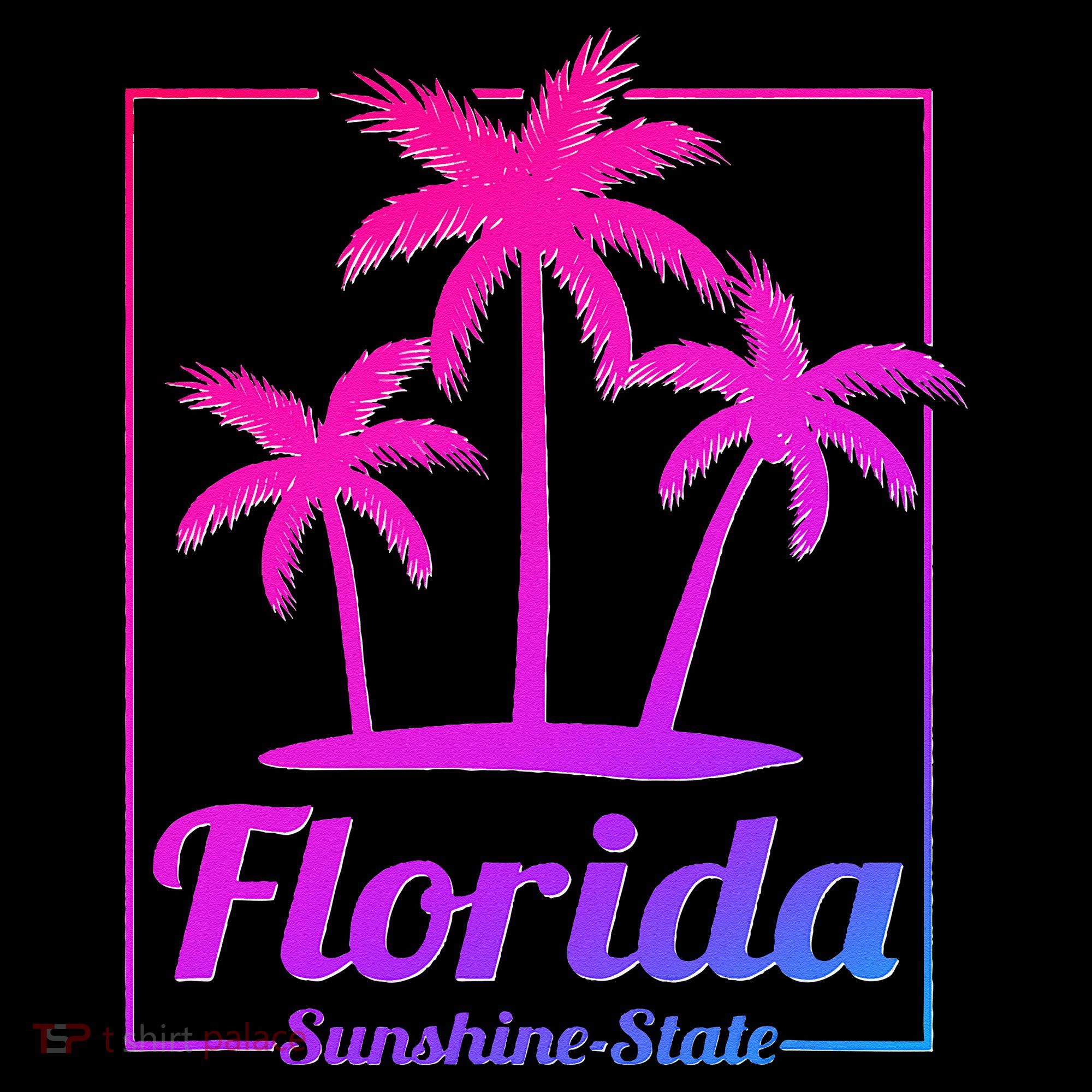 Florida Sunshine State Retro Look Backpack