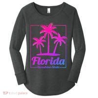 Florida Sunshine State Retro Look Women's Perfect Tri Tunic Long Sleeve Shirt thumb 0
