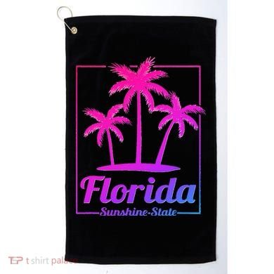 Florida Sunshine State Retro Look Golf Towel