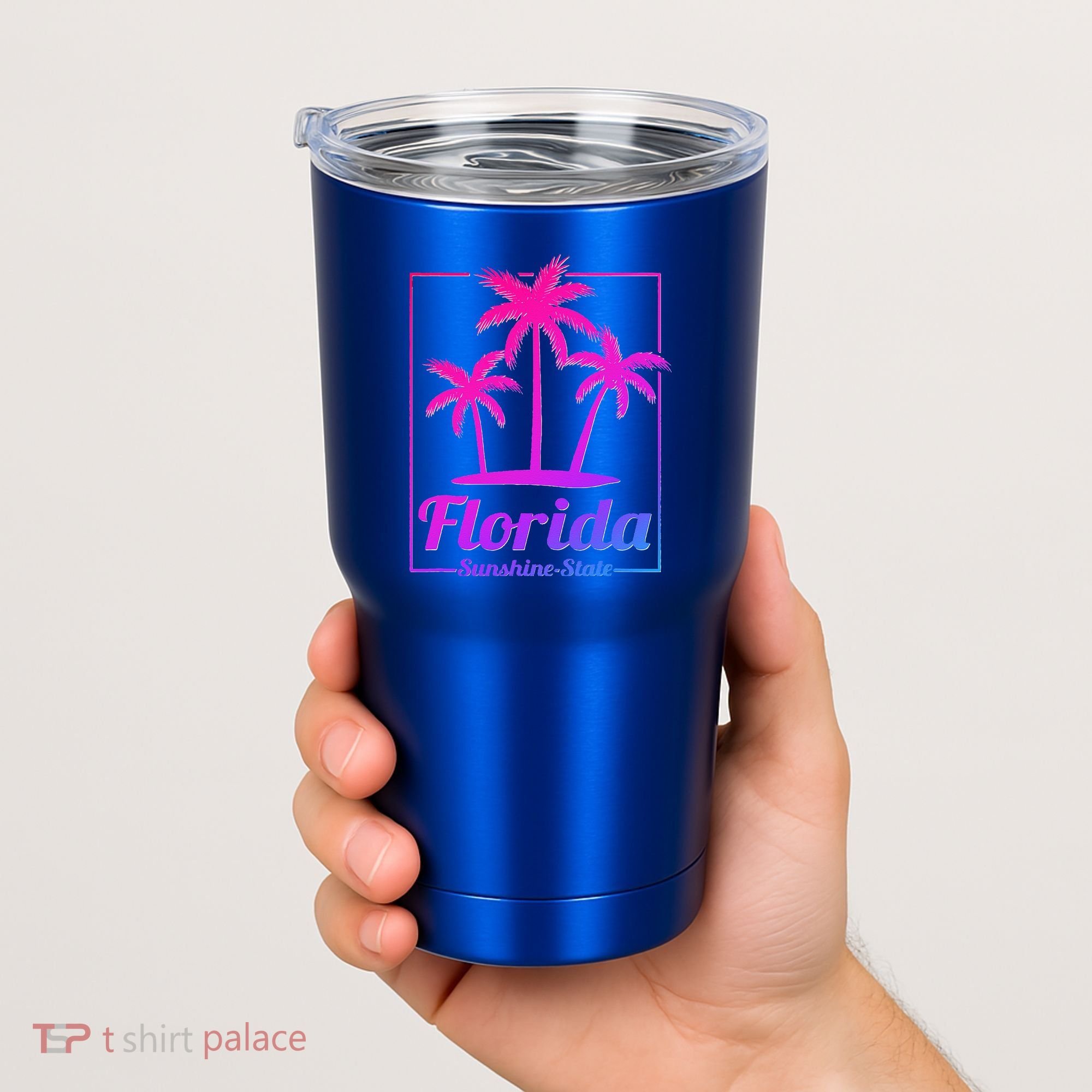 Florida Sunshine State Retro Look Tumbler