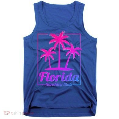 Florida Sunshine State Retro Look Tank Top