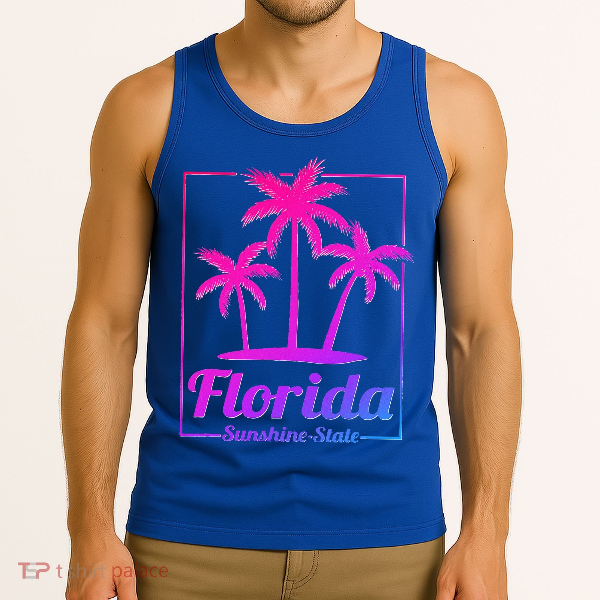 Florida Sunshine State Retro Look Tank Top