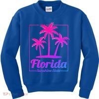Florida Sunshine State Retro Look Kids Sweatshirt thumb 0