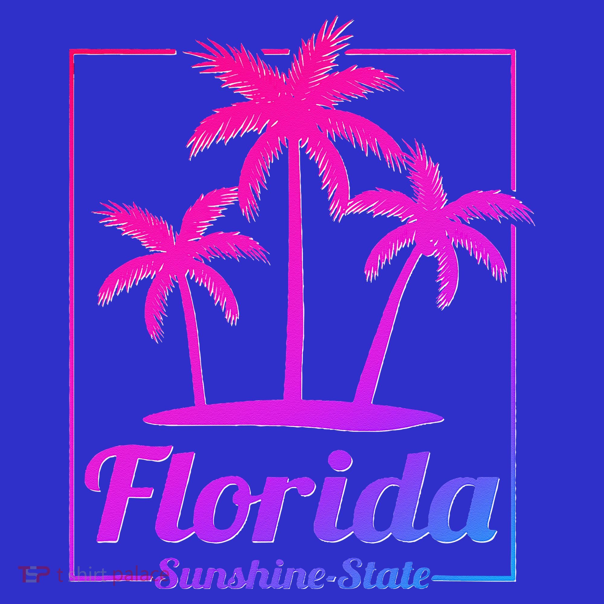 Florida Sunshine State Retro Look Kids Sweatshirt
