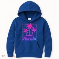 Florida Sunshine State Retro Look Kids Hoodie thumb 0