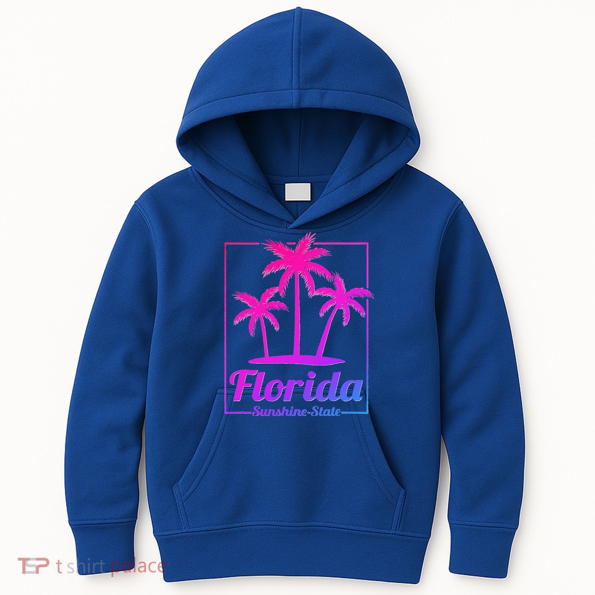 Florida Sunshine State Retro Look Kids Hoodie