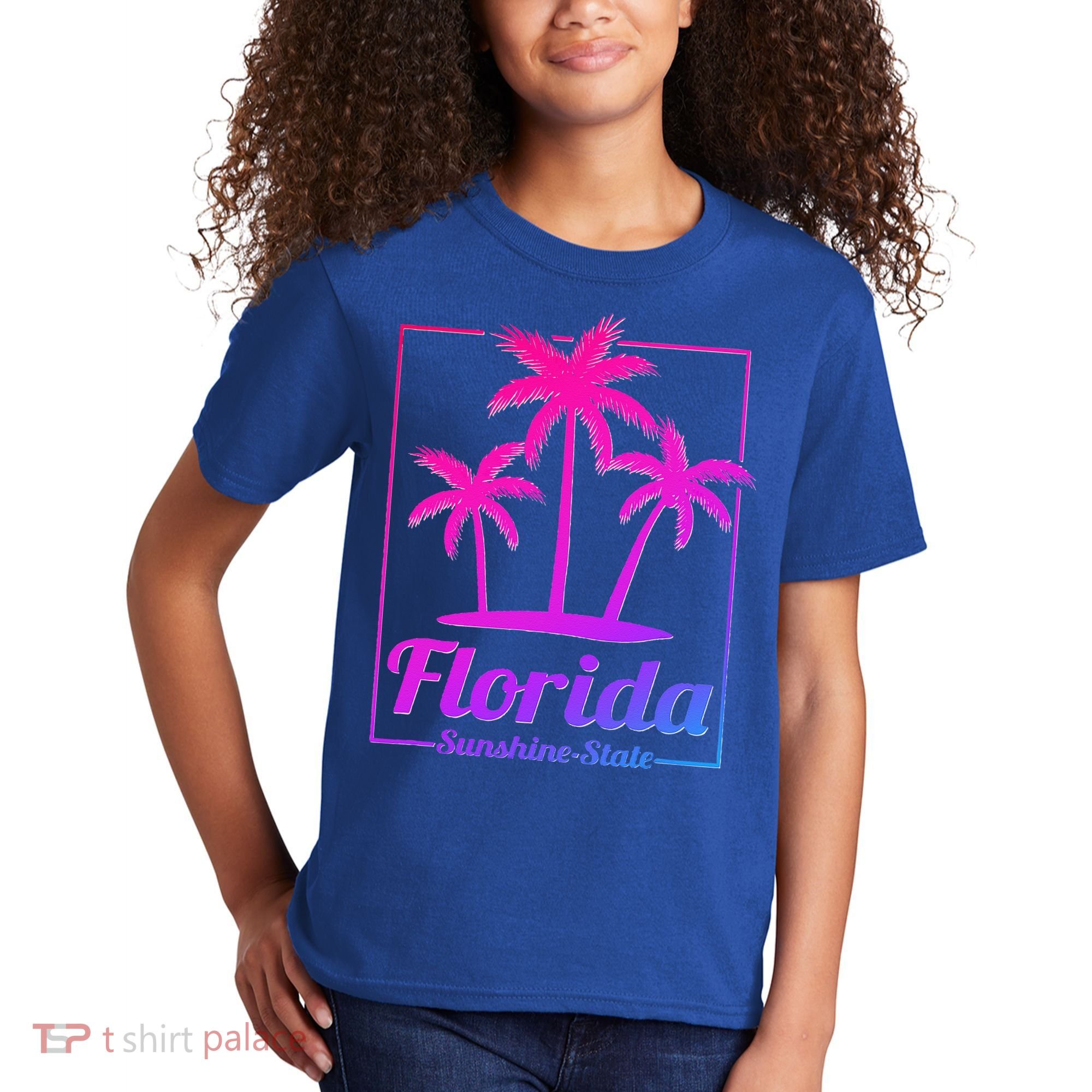 Florida Sunshine State Retro Look Kids T-Shirt