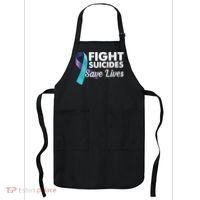 Fight Suicides Save Lives Ribbon Awareness Apron thumb 0