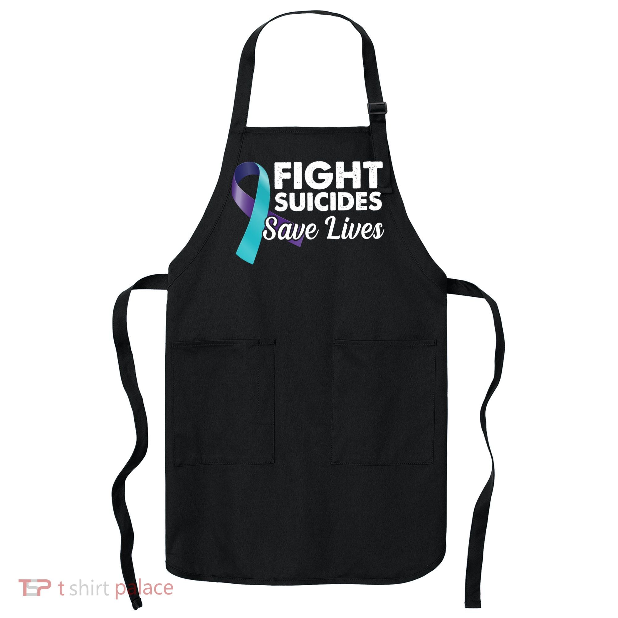 Fight Suicides Save Lives Ribbon Awareness Apron
