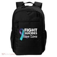 Fight Suicides Save Lives Ribbon Awareness Backpack thumb 0