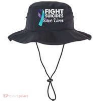 Fight Suicides Save Lives Ribbon Awareness Bucket Hat thumb 0