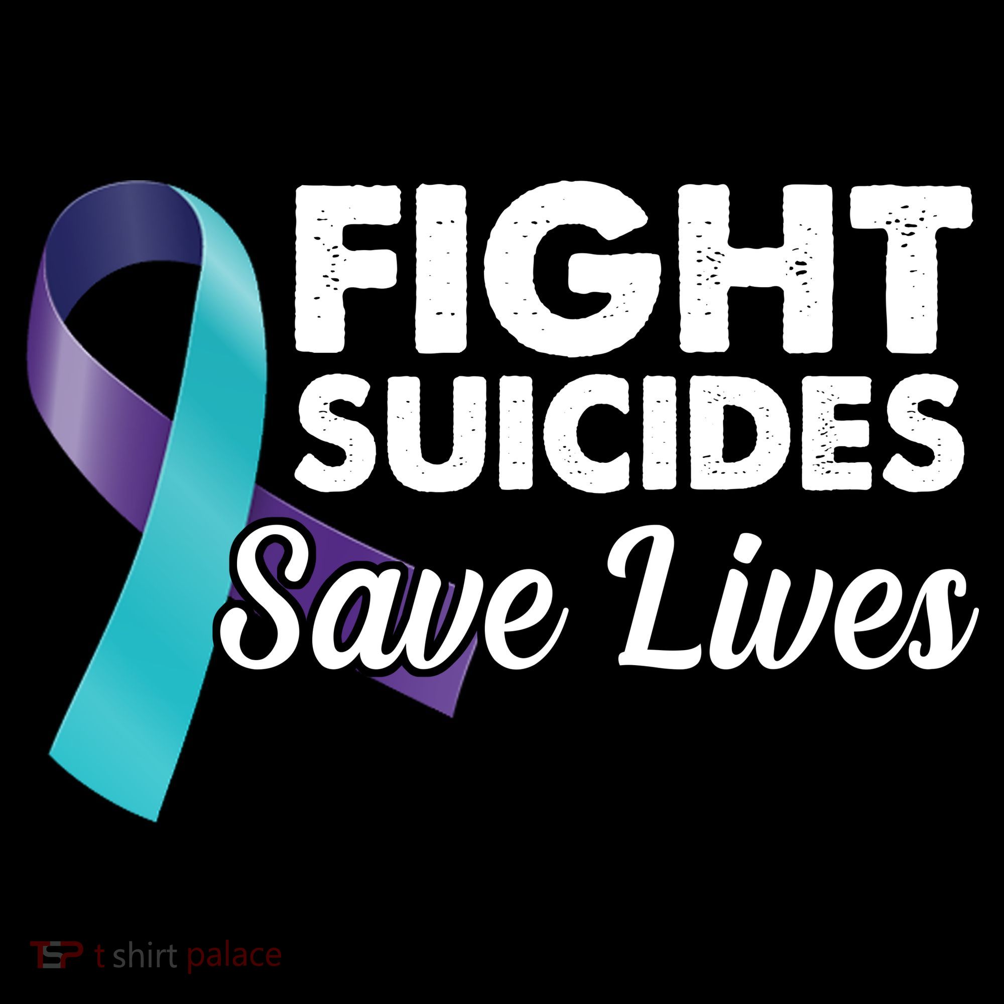 Fight Suicides Save Lives Ribbon Awareness Women's Hoodie