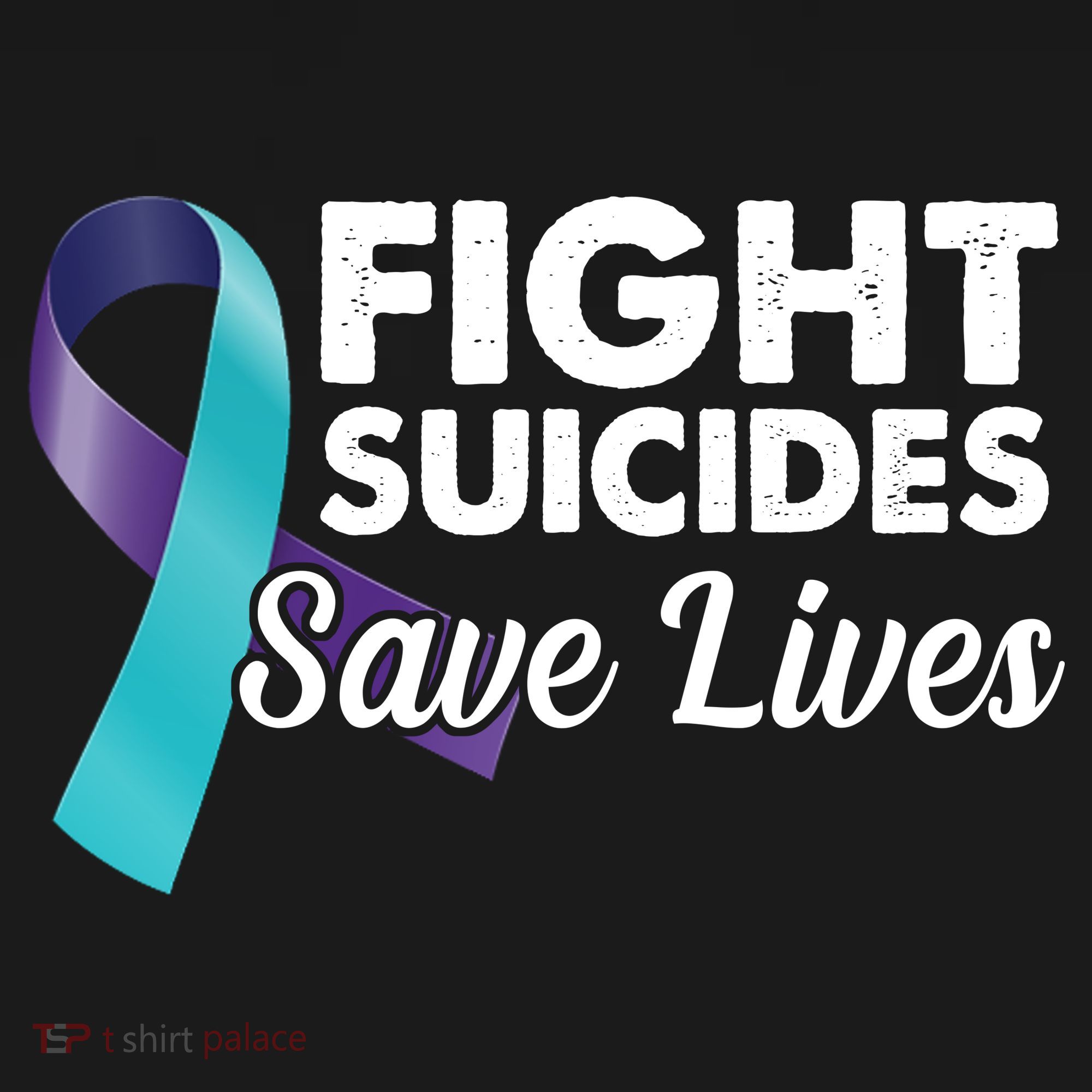 Fight Suicides Save Lives Ribbon Awareness Women's Tank Top