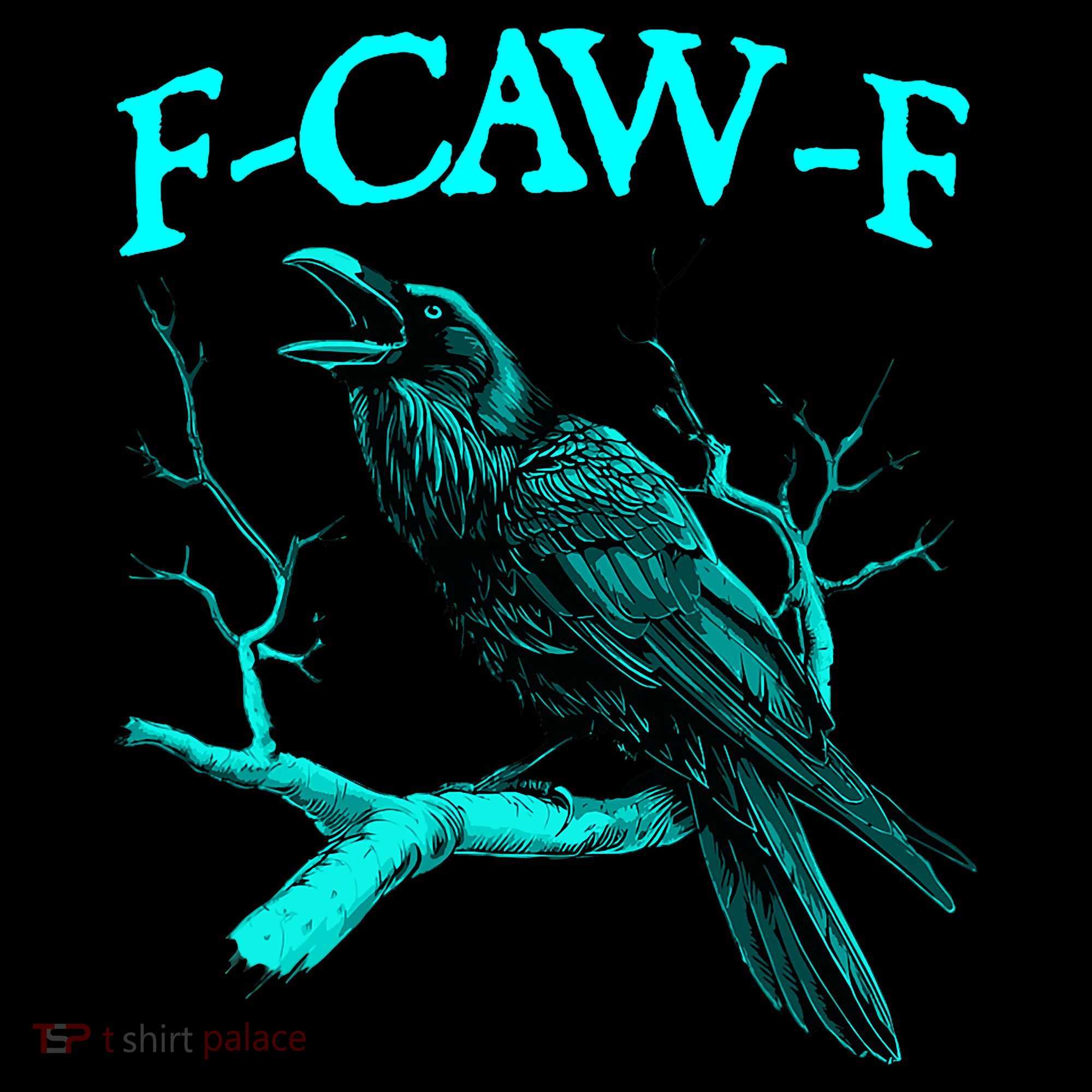Funny Sarcastic Sarcasm Black Crow, F-Caw-F Black Bird Coffee Mug