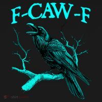 Funny Sarcastic Sarcasm Black Crow, F-Caw-F Black Bird Mousepad thumb 1