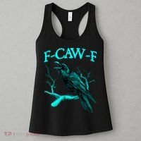 Funny Sarcastic Sarcasm Black Crow, F-Caw-F Black Bird Women's Tank Top thumb 3
