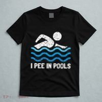 Funny Swimmer Swimming I Pee In Pools T-Shirt thumb 5