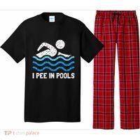Funny Swimmer Swimming I Pee In Pools Pajama Set thumb 0