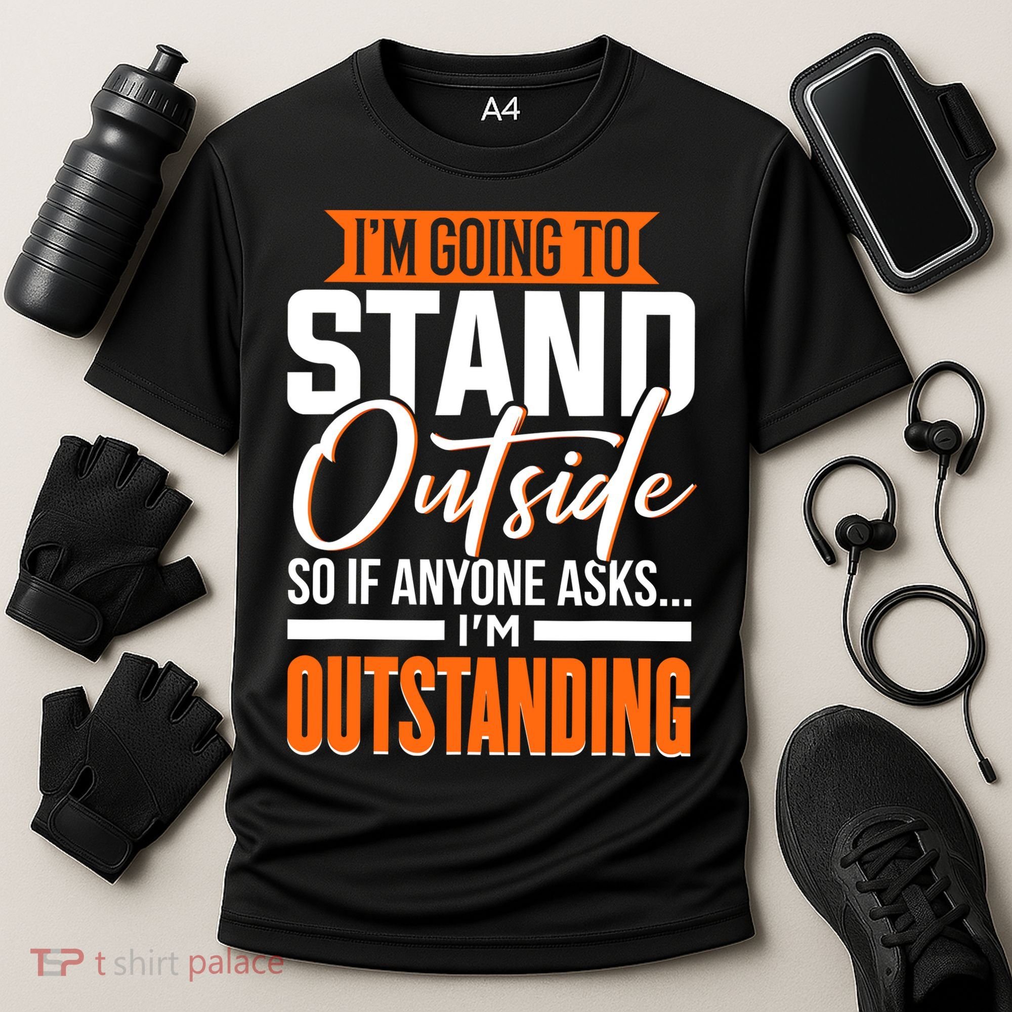 Funny Sarcastic Saying Im Outstanding Sarcasm Cooling Performance Crew T-Shirt