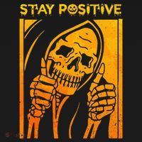 Funny Skull Stay Positive Skeleton Halloween Motivational Hoodie thumb 7